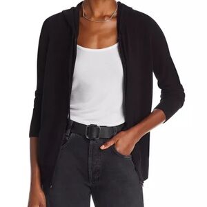 Bloomingdale’s Cashmere Cozy Black Hoodie